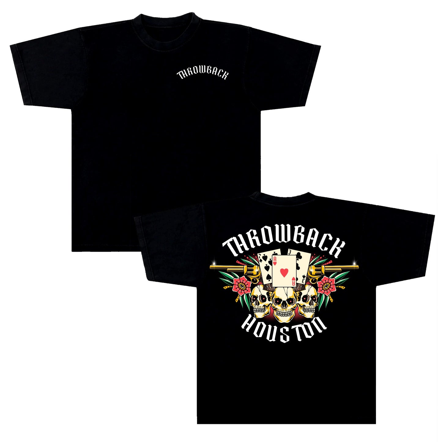 Houston Tattoo Tee (Black)