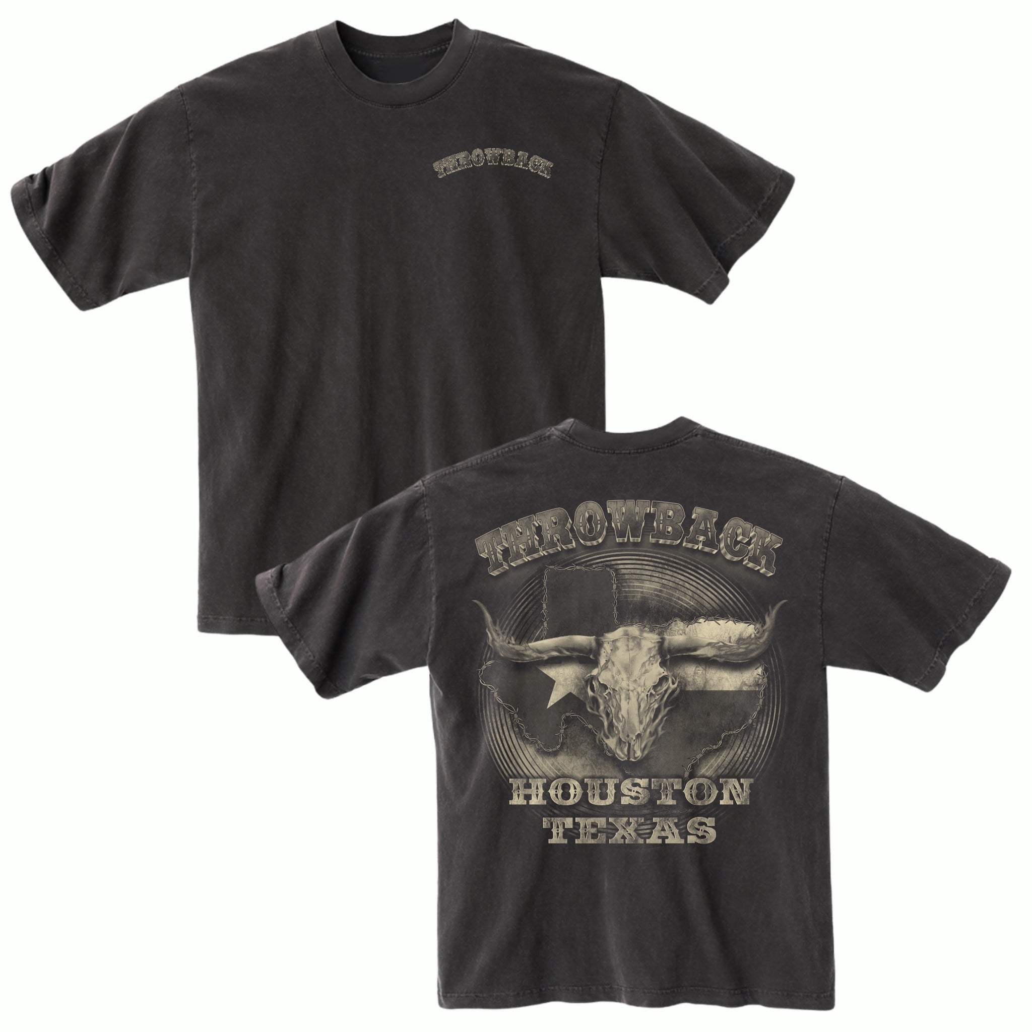 Houston Rodeo Throwback Tee - Shadow
