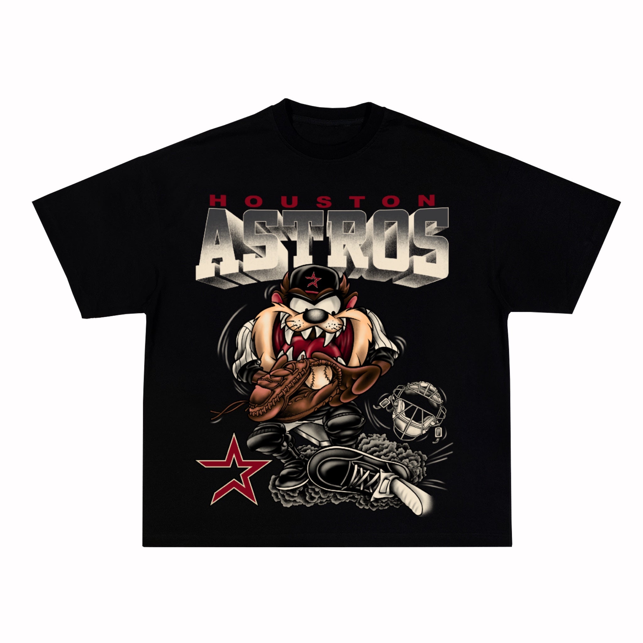 Catcher Tee (Oversized) (5-10days) - Black