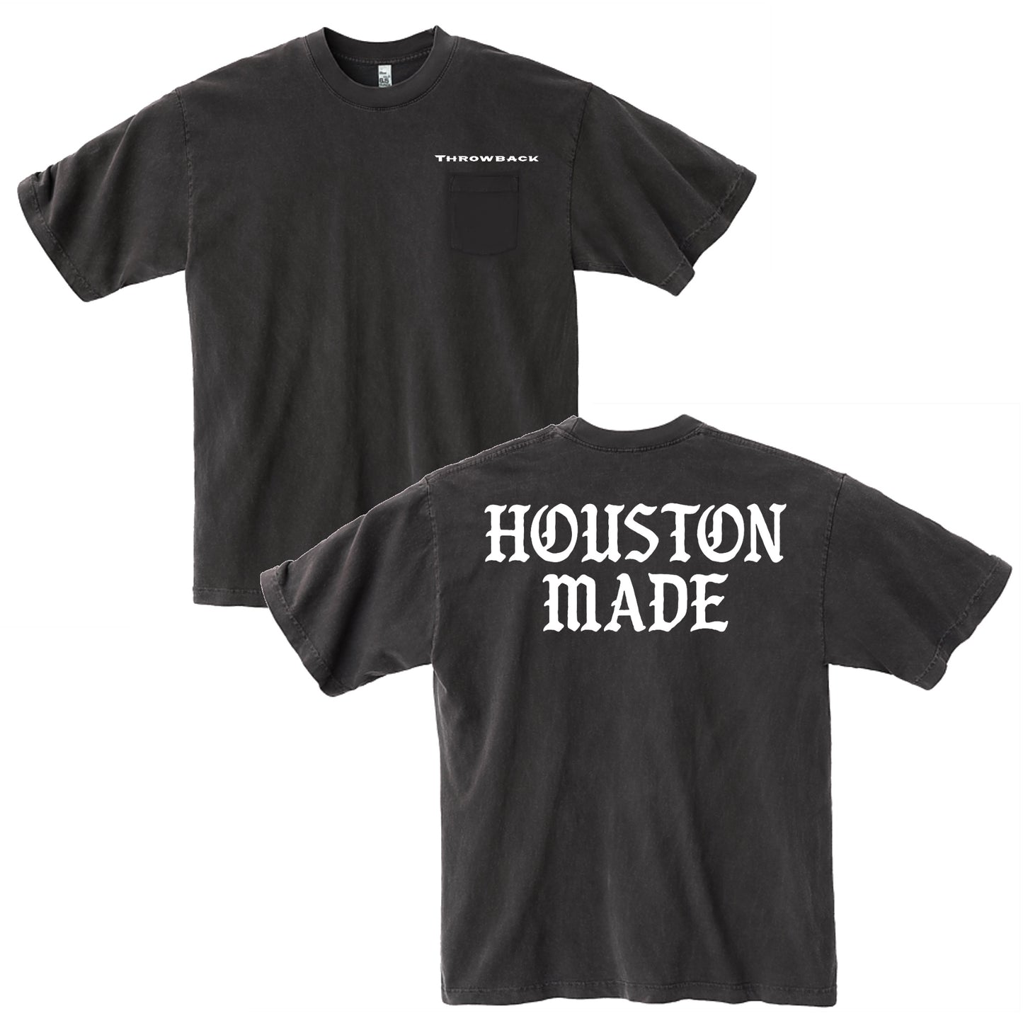 Football Houston Made Pocket Tee (Vintage Black)
