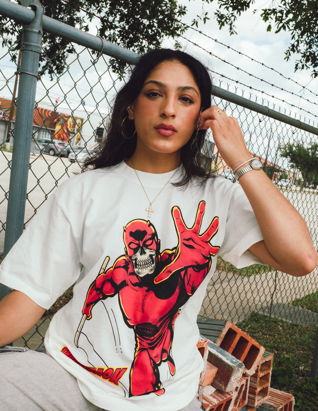 Dare Throwback Tee - Off White (True to size)